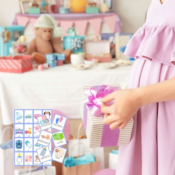 Baby Shower Games - 50 Boards Boy - Baby Gender Reveal Games - Party Gifts I - Picture 4 of 4